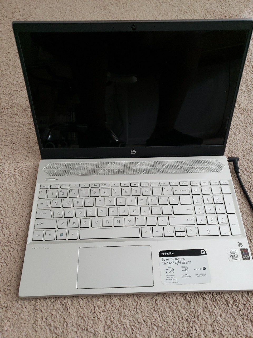 HP Pavilion 15.6-inch Touchscreen Laptop 10th Gen Intel Core I7-1065G7