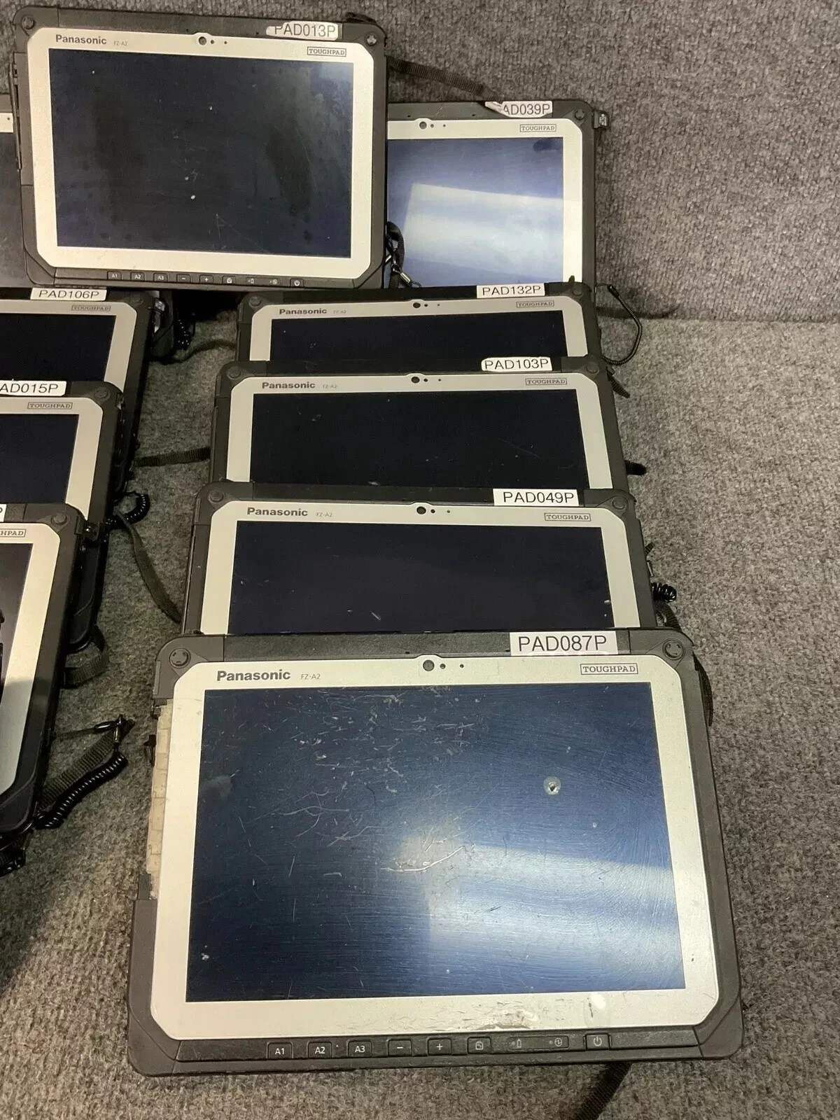 Panasonic Toughpad FZ-A2 Android Tablets Lot 11 Intel Atom Processor Used