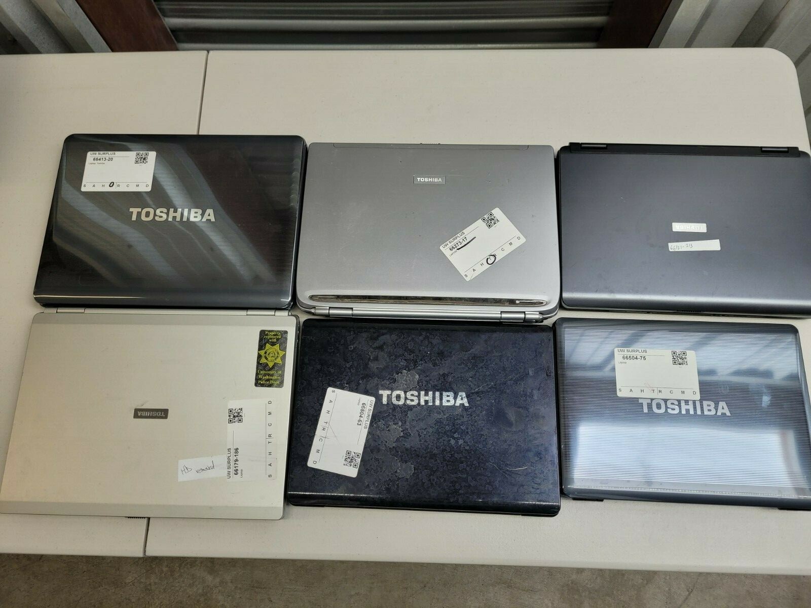 SET OF 6 TOSHIBA SATELLITES M30-S309 U400 A305-S6857 M115-S1064 M45 M205 NO HDD