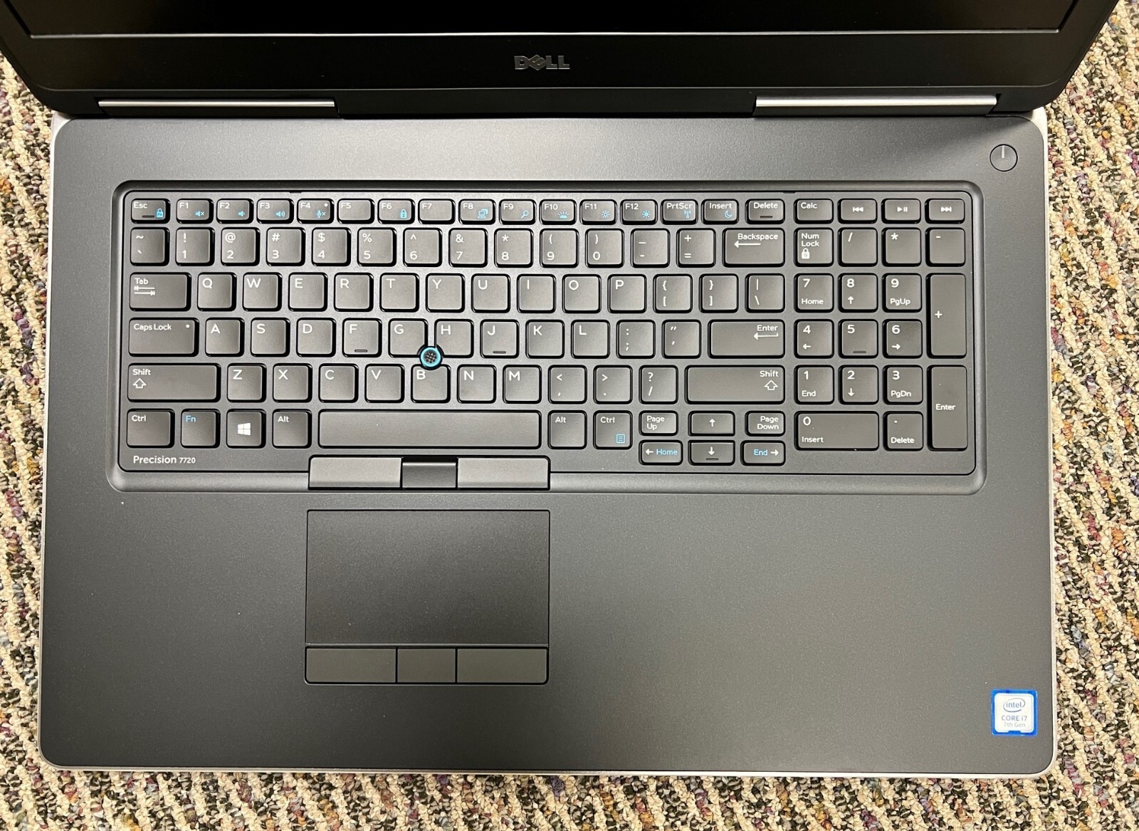 Dell Mobile Precision 7720 Laptop w/ 240W AC Adapter