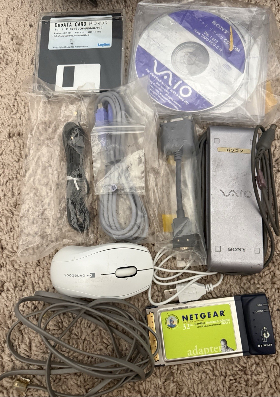 Sony VAIO PCG-C1R Notebook Windows 98 Intel 266Mhz 64Mb Bundle – Read Desc