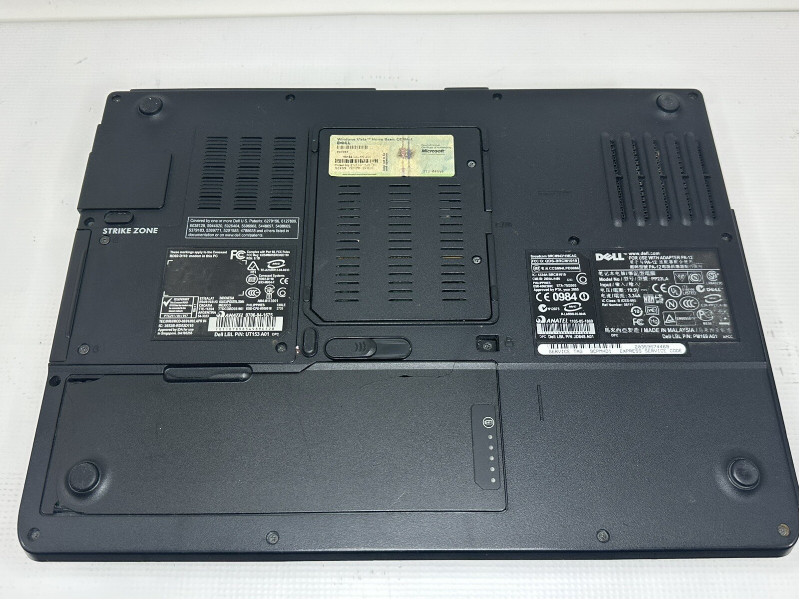 Dell Inspiron Laptop 1501 AMD ATHLON 64×2 2GB RAM 120GB HDD For Parts Repair
