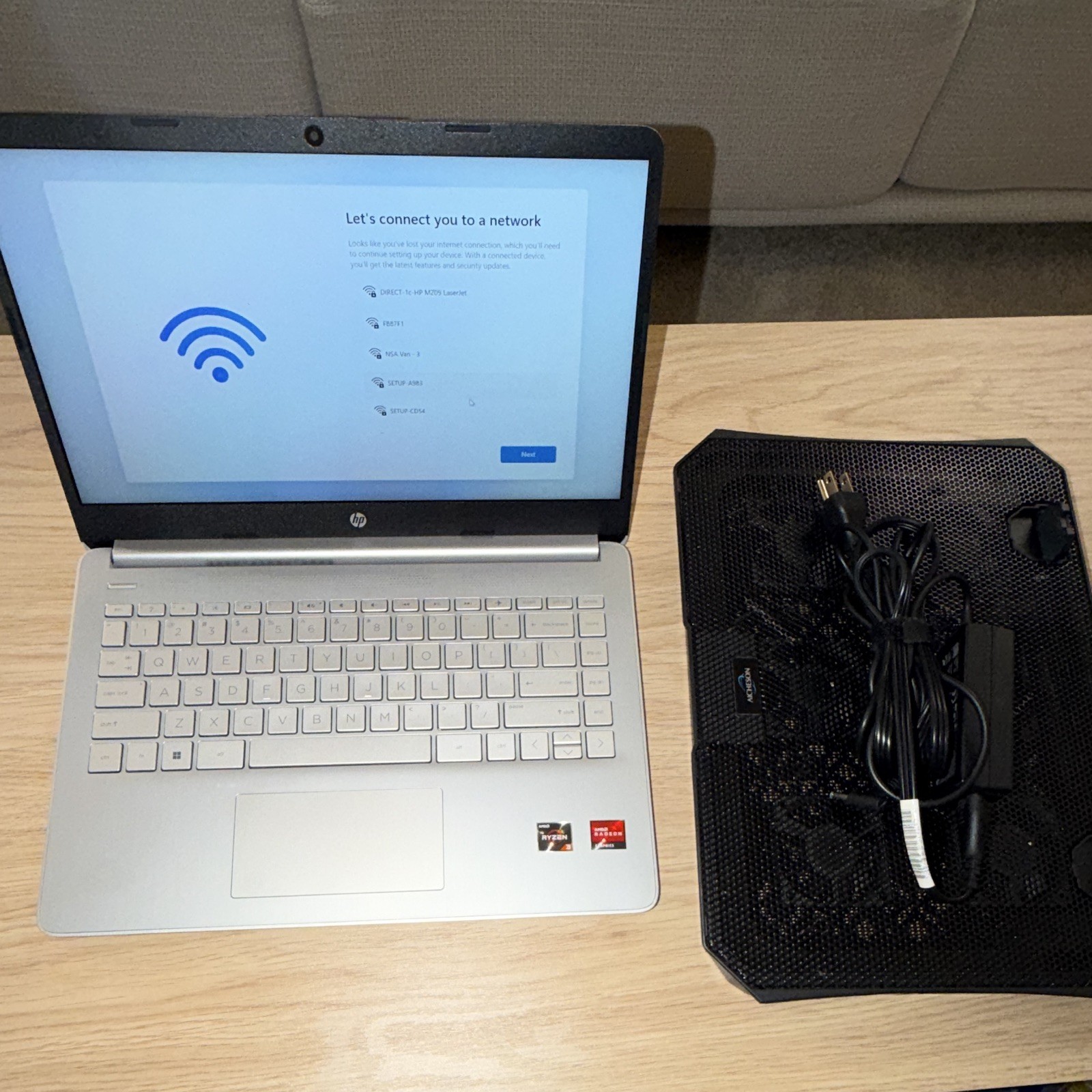 HP HP Laptop 14-fq0xxx 14″ Ryzen 3 3250U 16GB RAM 954GB HDD Silver Win11