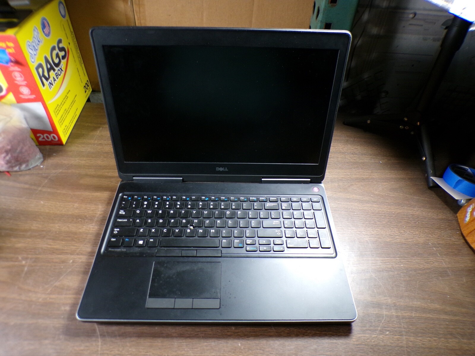 DELL PRECISION 7520 INTEL CORE i7-7920HQ 3.10GHZ 8GB RAM **BIOS L0CKED