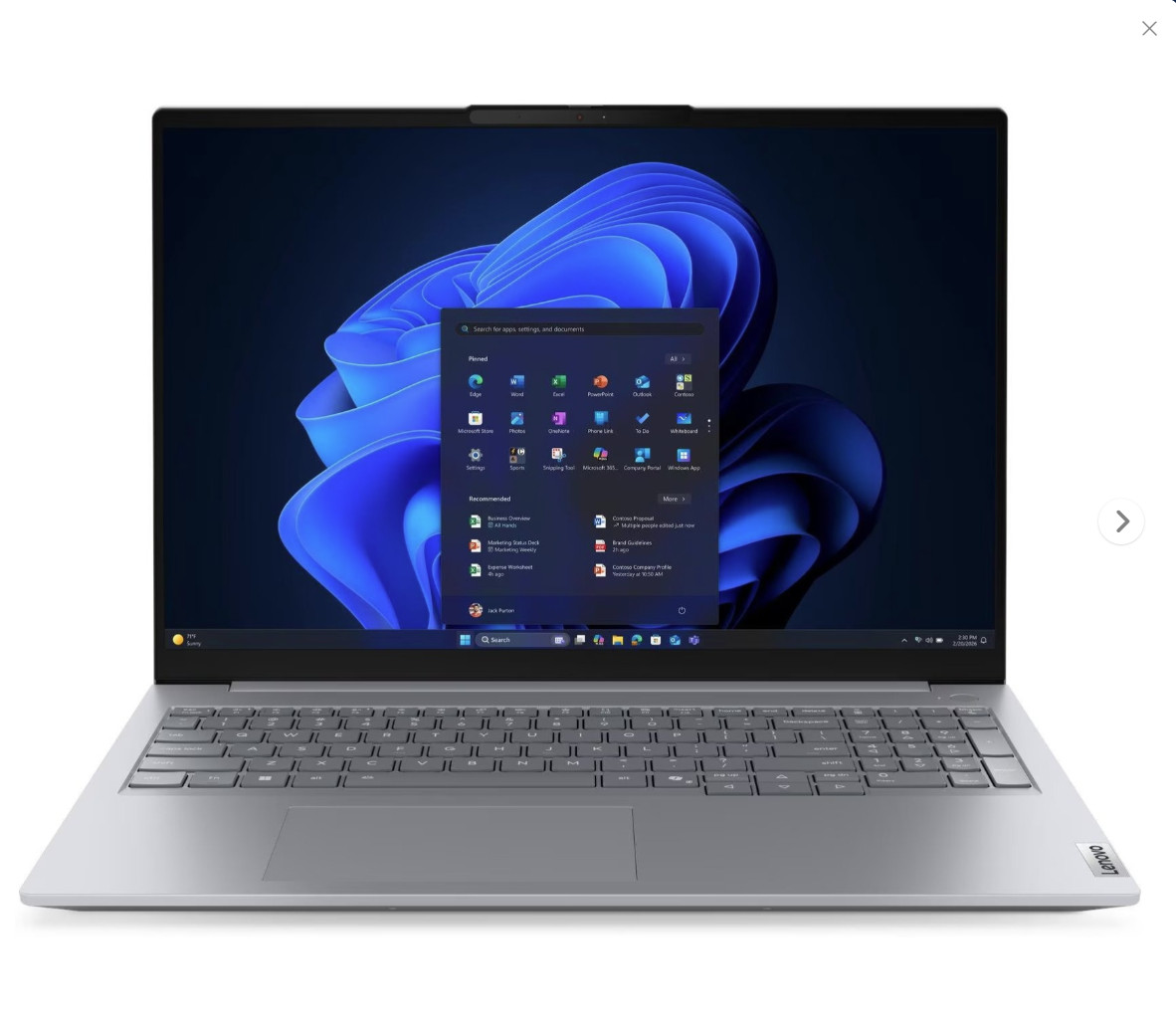 Lenovo ThinkBook 16 G9 IRL 16″ Touch Core 7 240H 16GB 512GB SSD Win 11 Pro