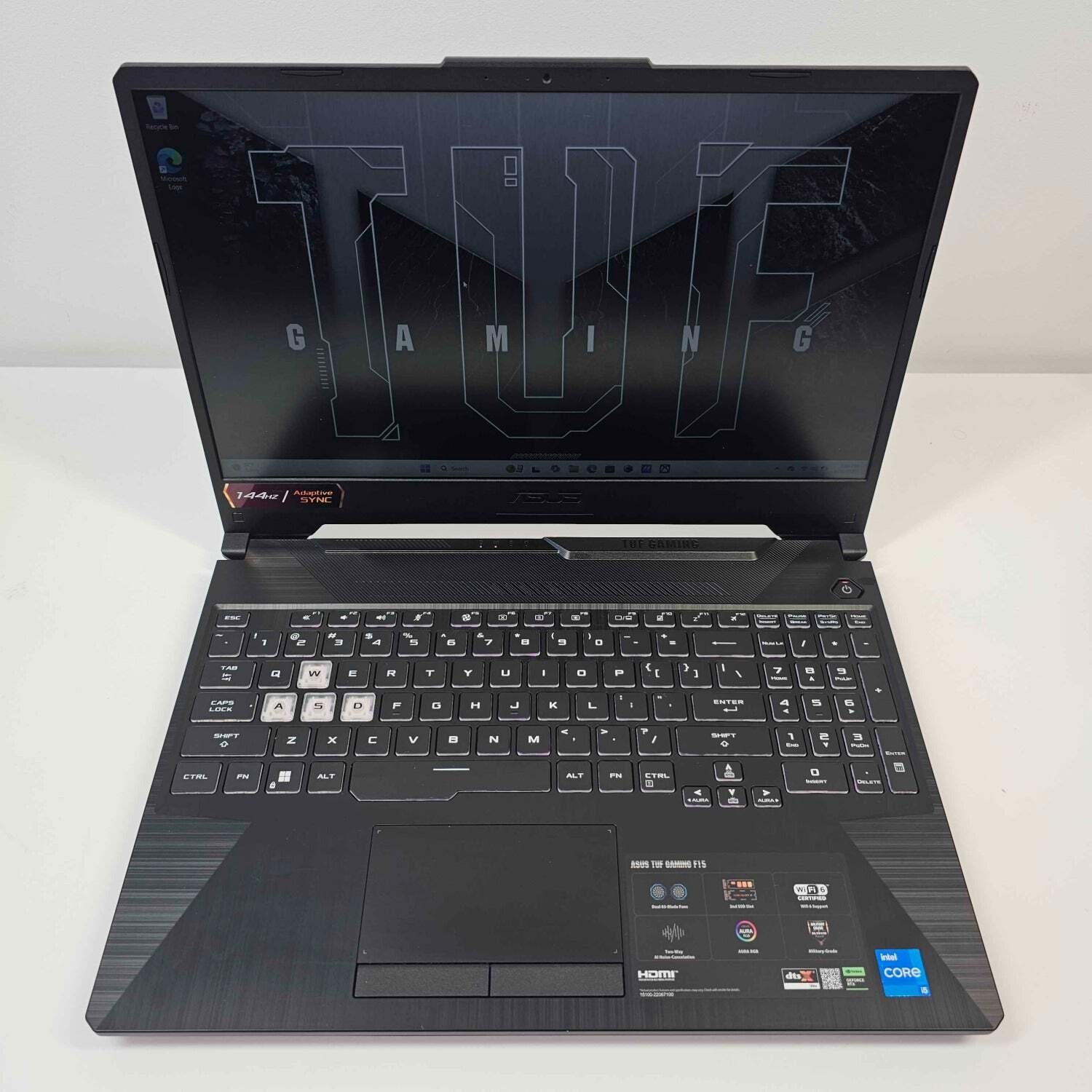 Asus TUF F15 FX506H 15.6″ i5-11400H 2.6GHz 8GB RAM 512GB SSD GeForce RTX 2050