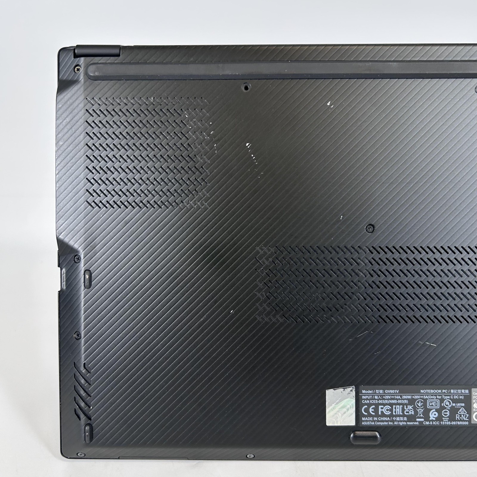 Asus ROG Flow X16 GV601 240Hz QHD+ TOUCH i9-13900H 32GB 1TB RTX 4070 BENT FRAME