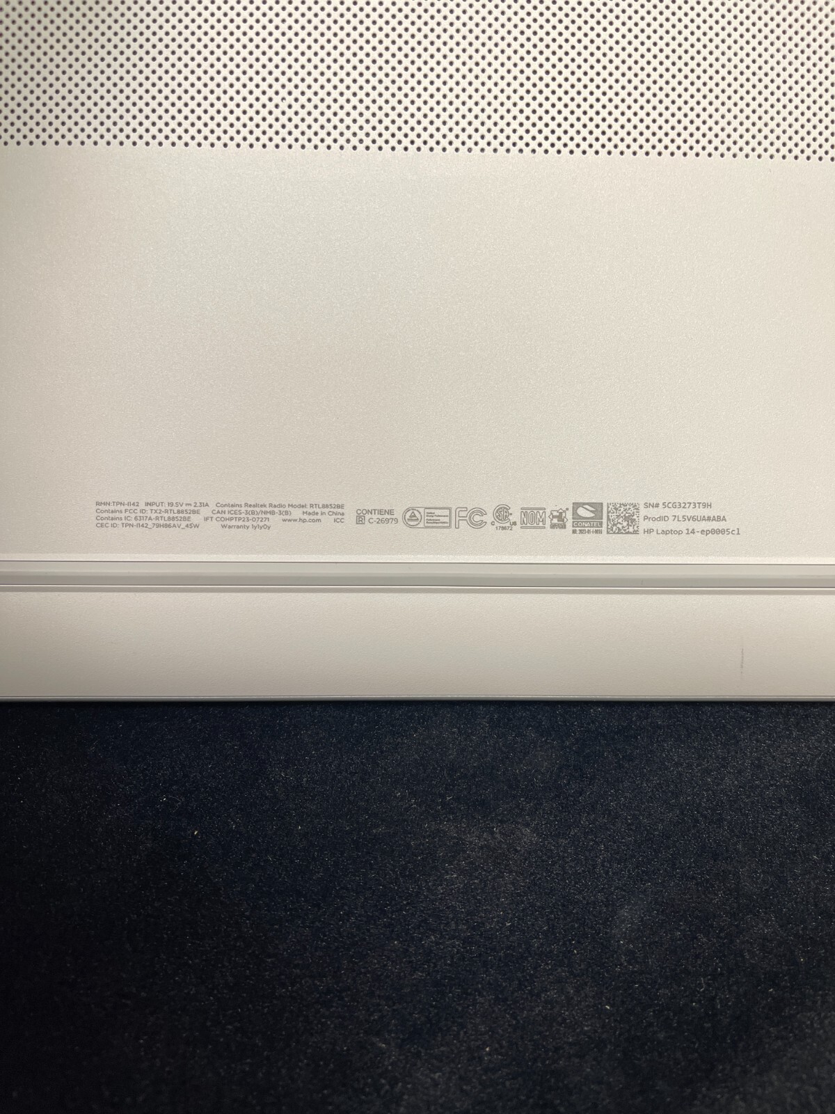 HP 14-ep0005cl Silver 1TB Storage 16GB RAM Intel N200 Windows 11 Laptop