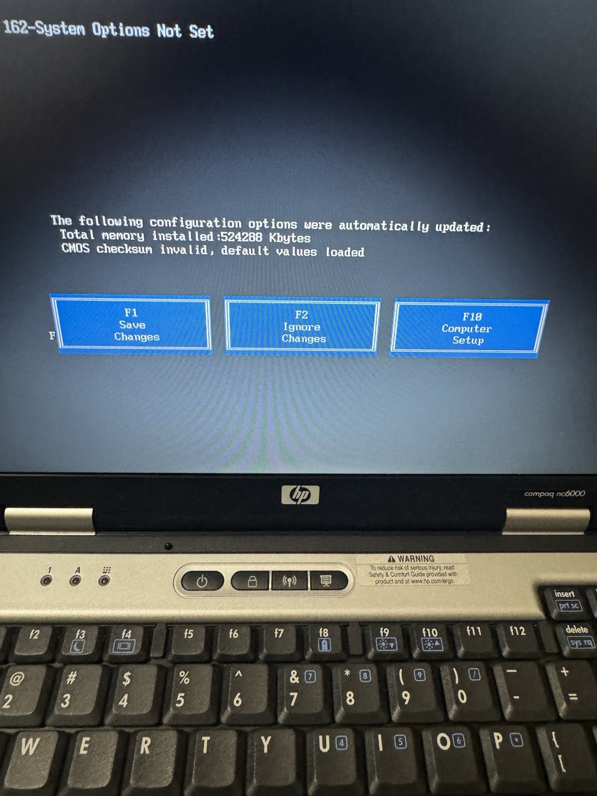 Vintage HP Compaq NC 6000 Business Laptop
