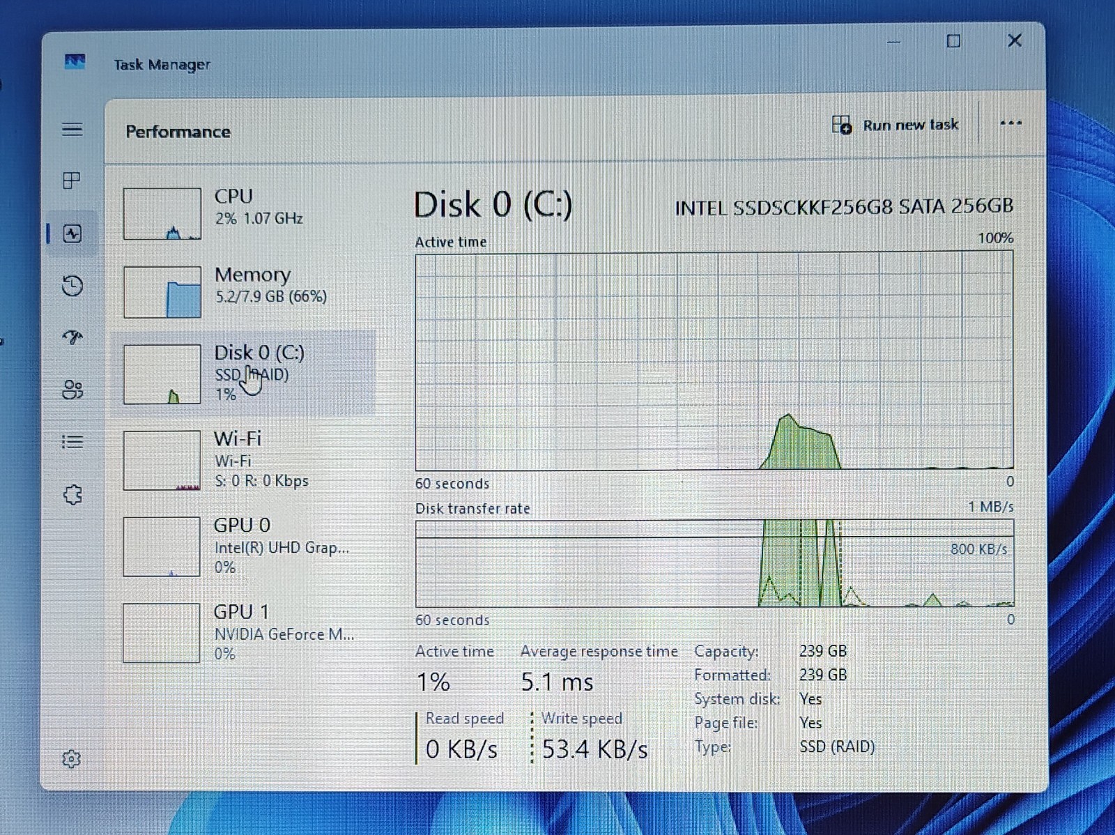 Dell 14″ Latitude 5490 FHD Laptop i5-8350U 8GB 256GB SSD W11 Pro NVIDIA GeForce