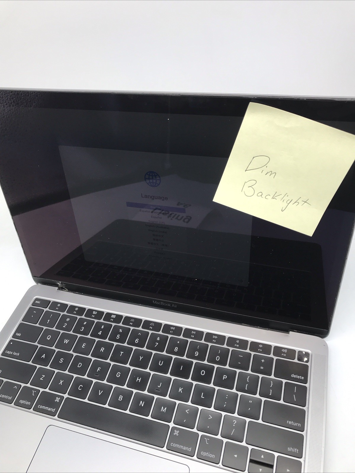2018 Apple MacBook Air 13″ i5 1.6GHz 8GB 128GB – A1932 EMC3184 *Read* D/F Grade