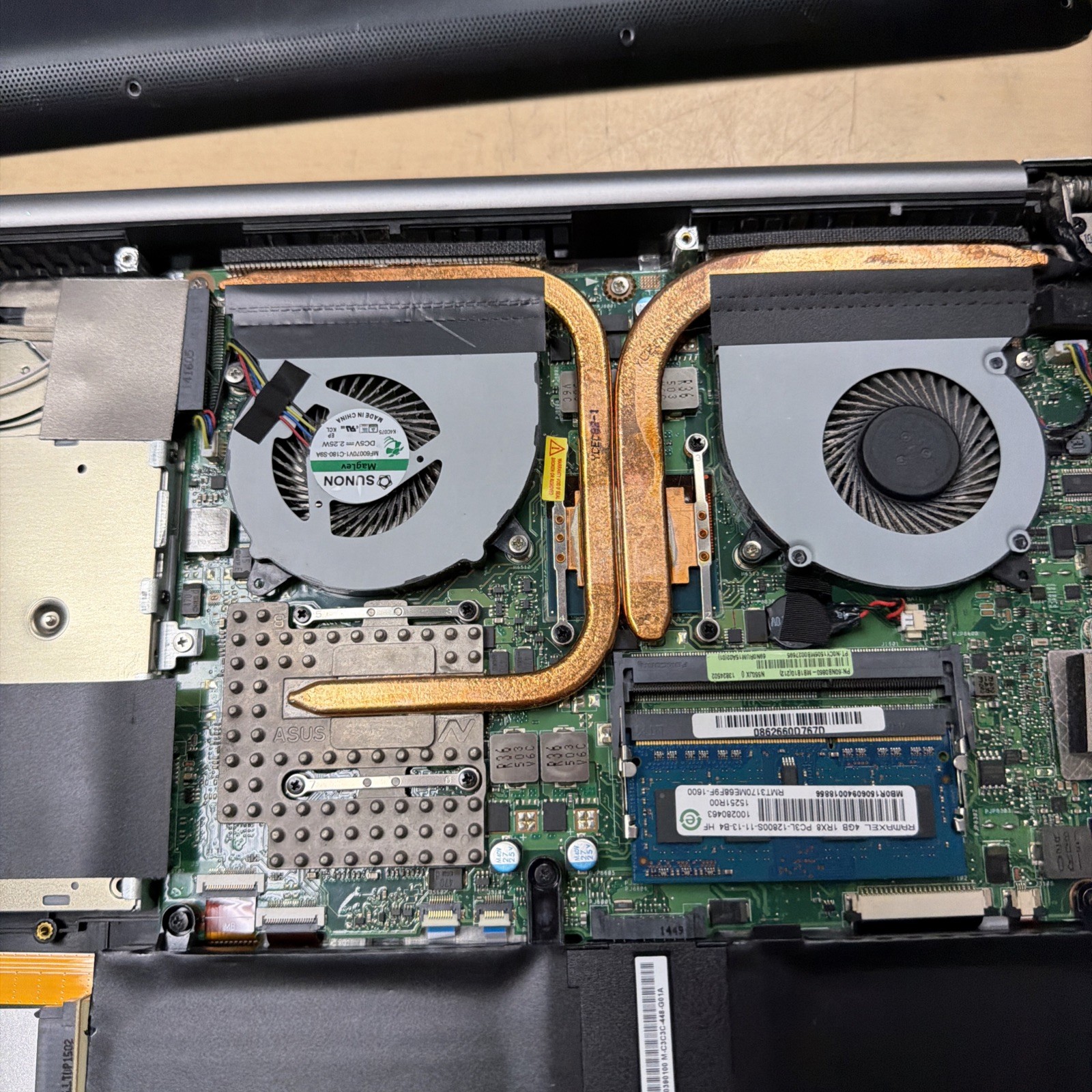 *For Parts ASUS N550J i7-4720HQ NVIDIA 950M 4GB RAM NO HD/OS