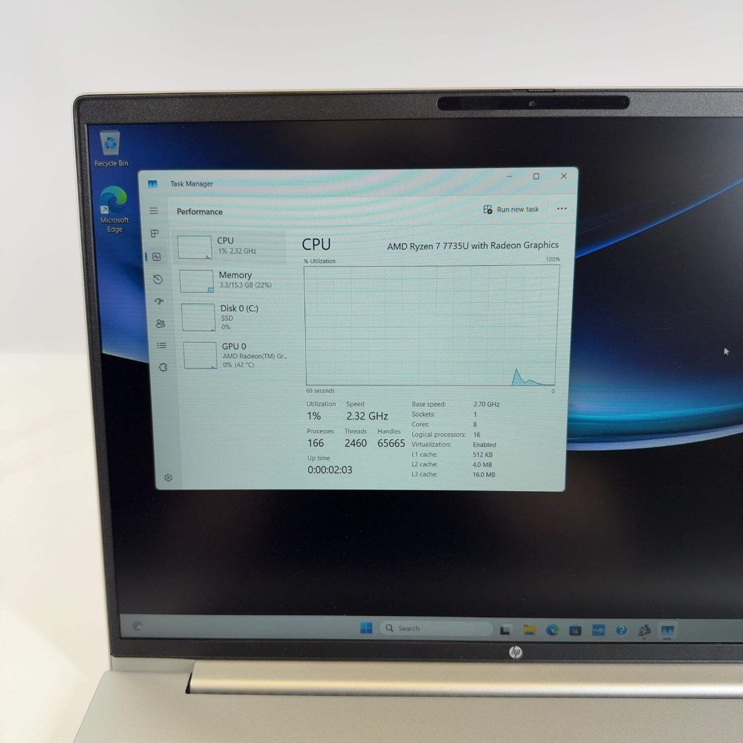 HP ProBook 465 G11 A1RM8UT#ABA 16″ Ryzen 7 7735U 2.7GHz 16GB RAM 512GB SSD