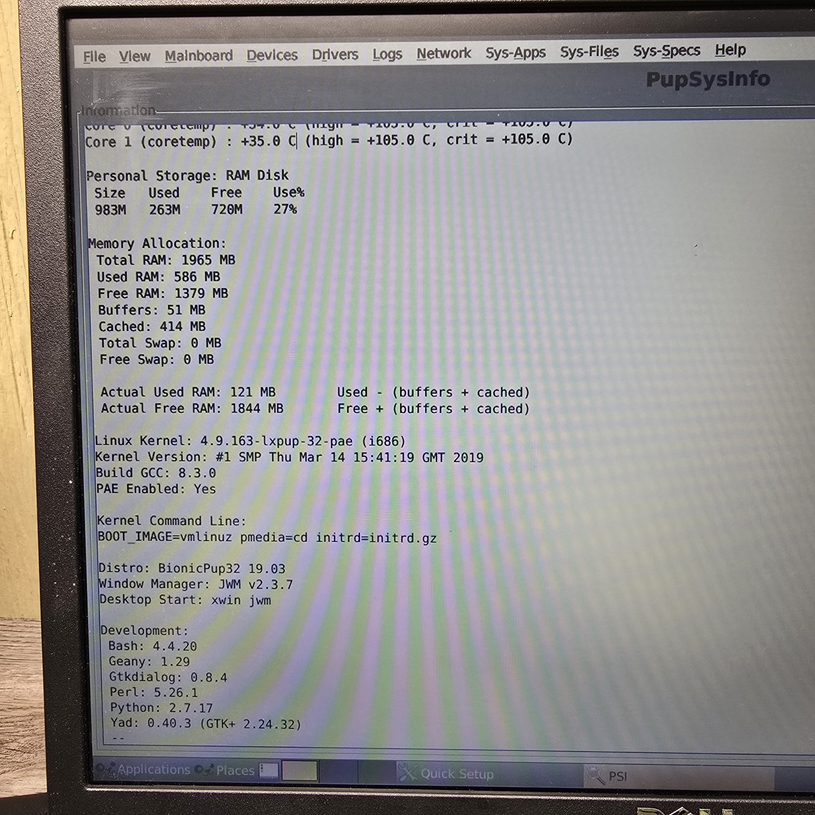Dell Latitude E5500 Laptop Core 2 Duo P8400 2.26GHz 2GB Boots Win7 Pro