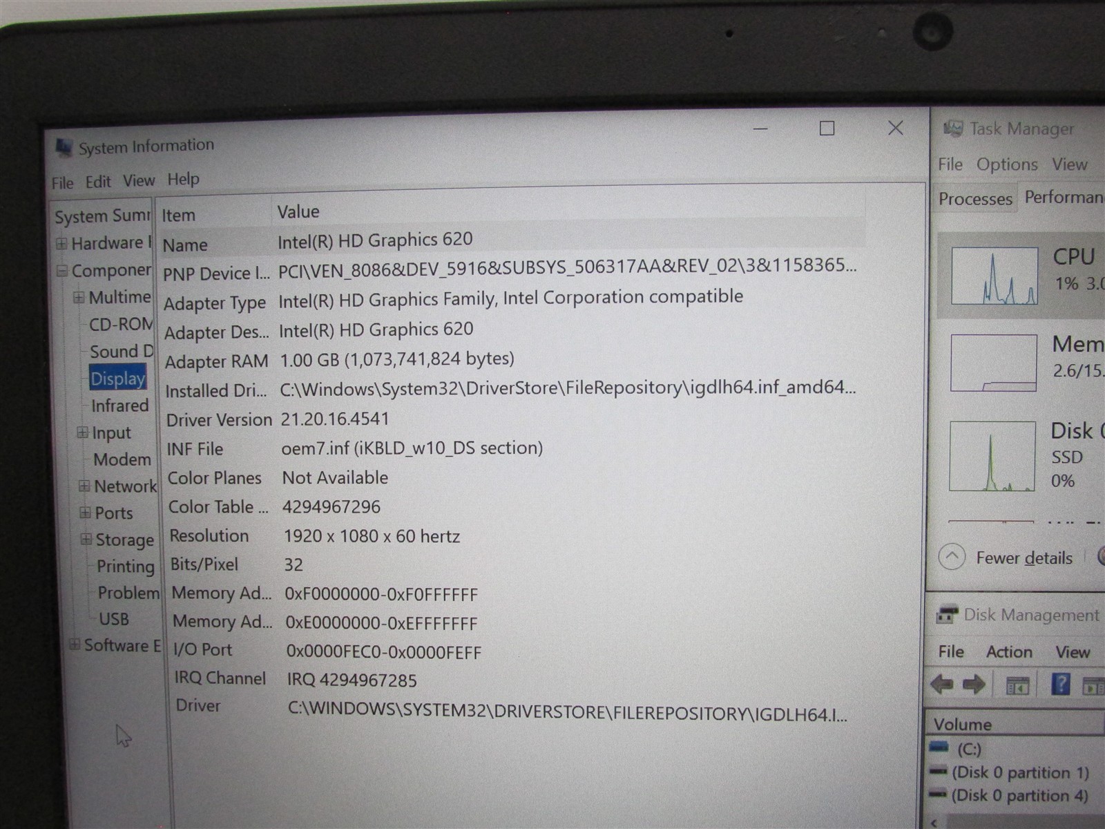 Lenovo Thinkpad 13 i5-7200U 2.5GHz 16GB RAM 250GB m.2 13″ Win10 Pro Touch NO BAT
