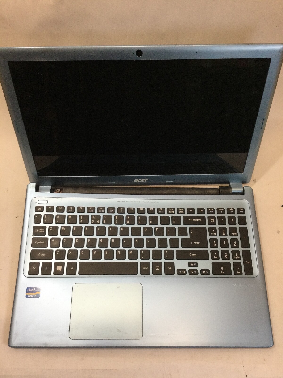 ACER ASPIRE – V5-571 – INTEL I3 – 8GB RAM – FOR PARTS – READ DESCRIPTION – BB!!!
