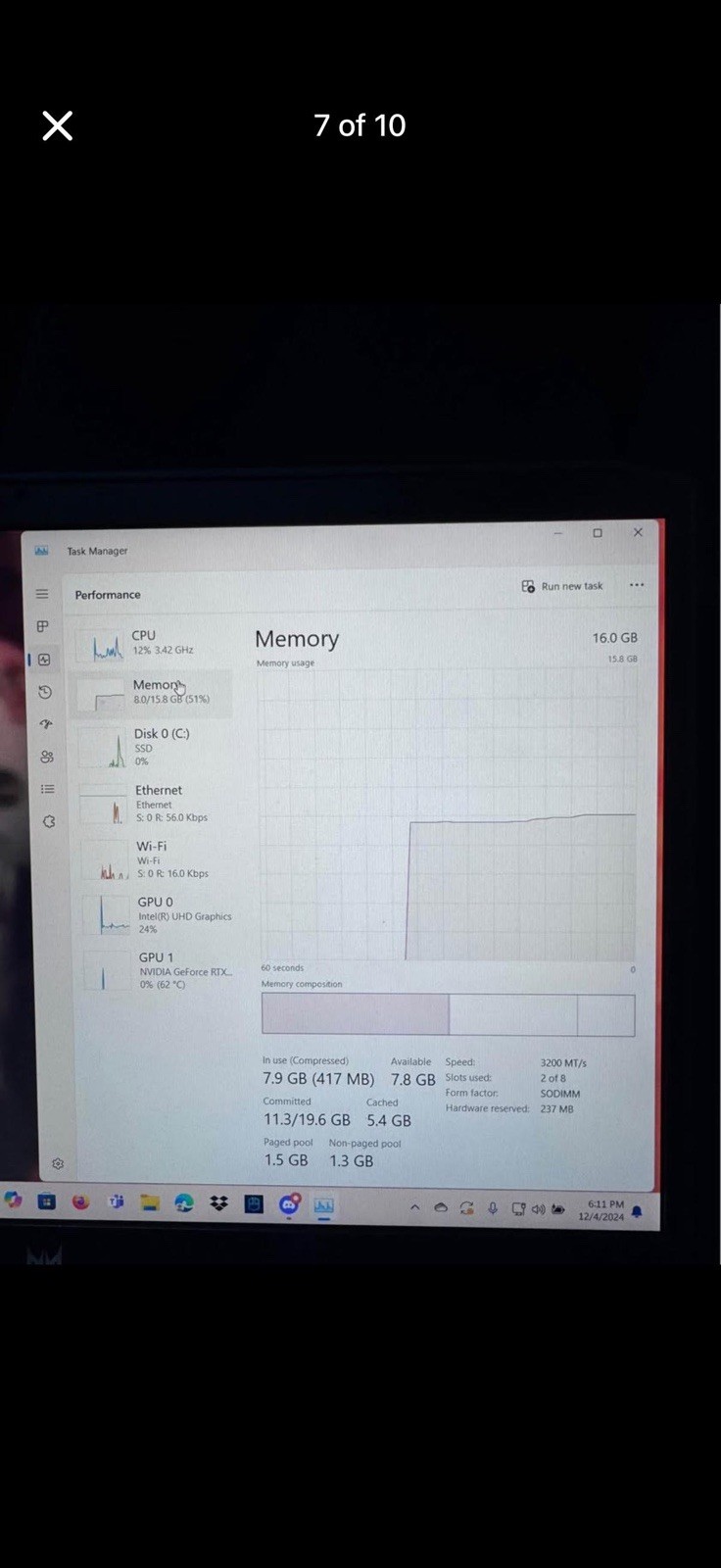 Acer Predator Triton 300 Gaming Laptop i7-11800H RTX 3070 16GB 477GB SSD Win11