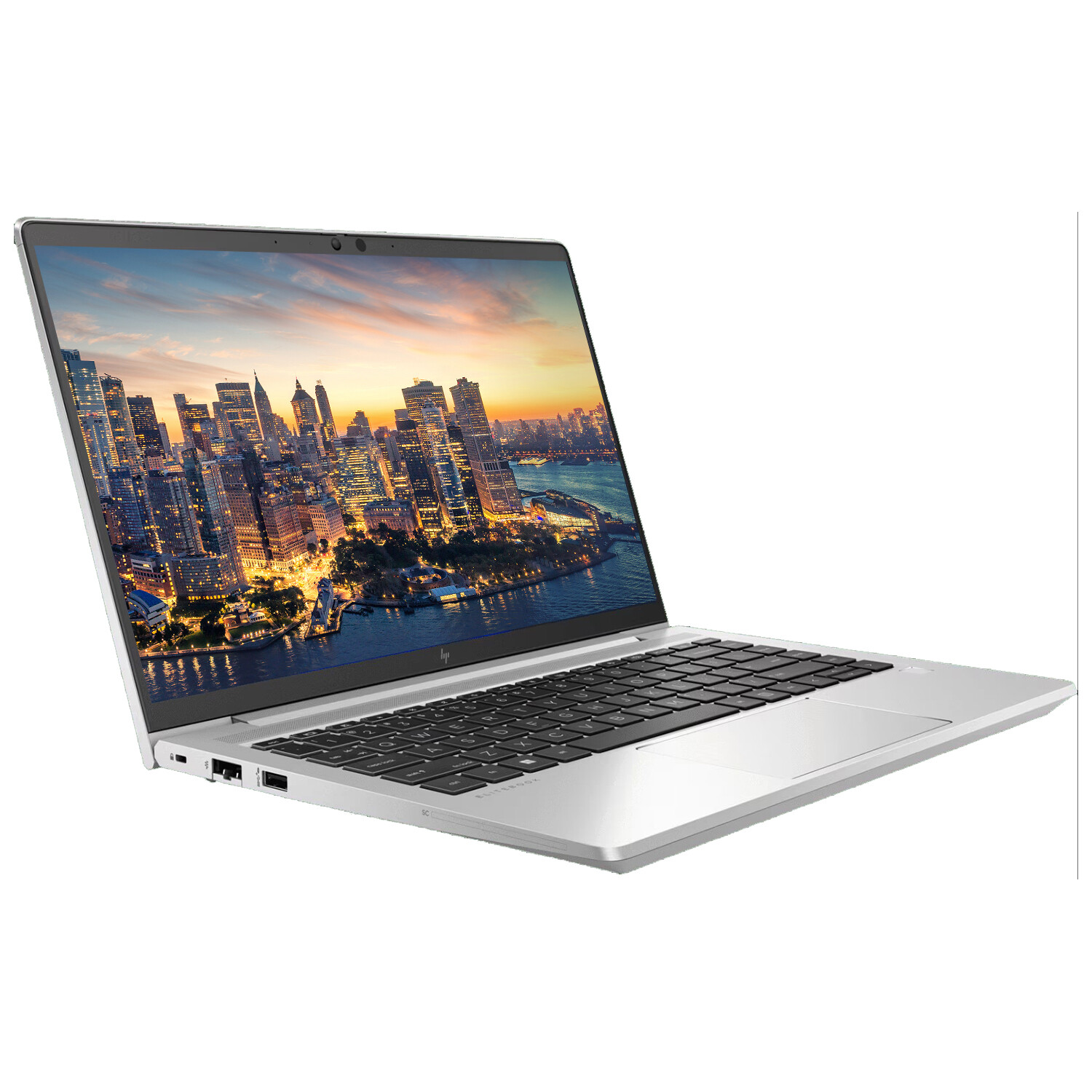 HP EliteBook 645 G10 14″, 16GB RAM Notebook with 2 x EliteDisplay 24″ Monitors