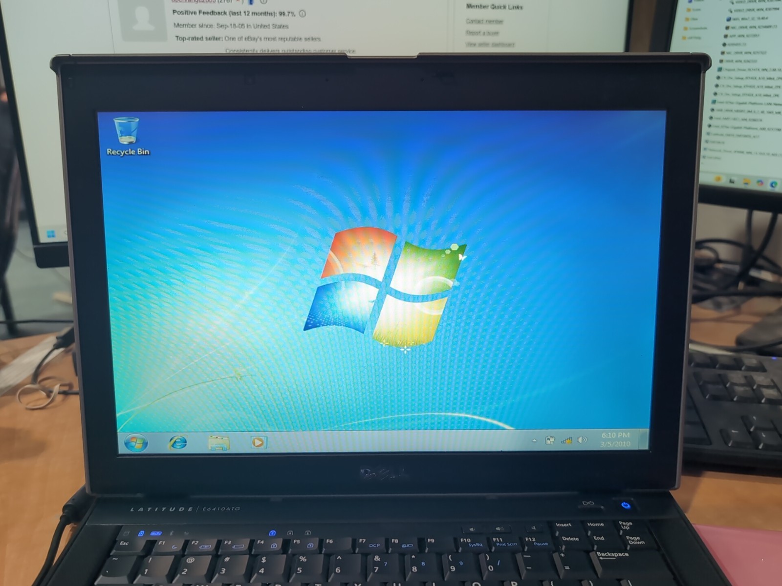 Dell Latitude E6410 ATG Laptop Rugged 2.53GHz 4GB RAM 1 TB Win 7 32 Bit WCharger