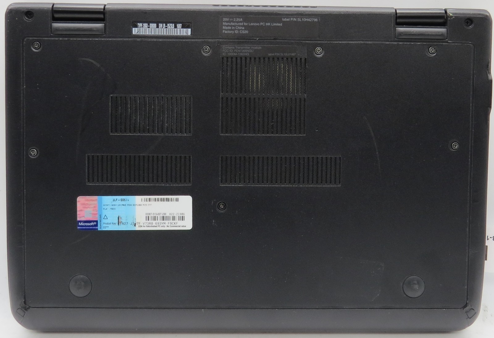Lenovo ThinkPad Yoga 11e/Celeron-N3150/8GB RAM/No Storage/No OS *READ*