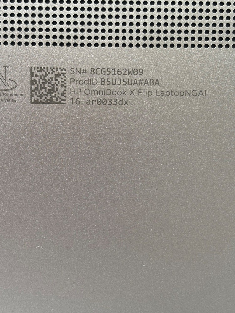 HP OmniBook X Flip AMD Ryzen AI 7 350 2.00ghz 24GB 1TB SSD 16″ 2025