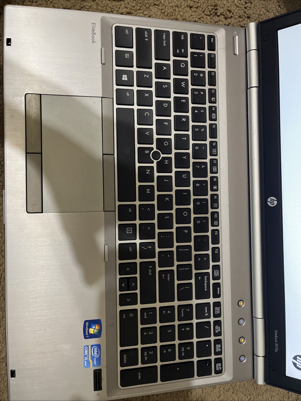 HP EliteBook 8570P Intel i5 2.5GHz – Read Description Before Buy