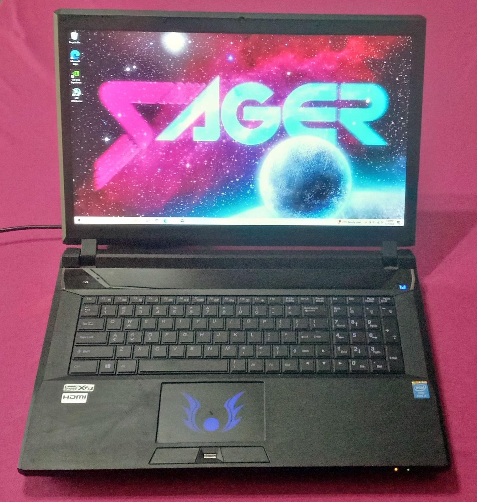 Sager Clevo P177SM NP8298 I7-4810mq 2.8-3.8Ghz 16GB 512GB NVIDIA “P5000” W10