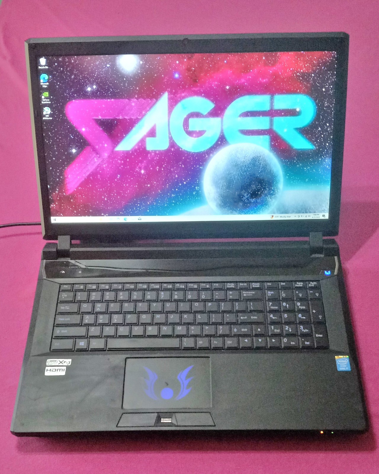 Sager Clevo P177SM NP8298 I7-4810mq 2.8-3.8Ghz 16GB 512GB NVIDIA “P5000” W10