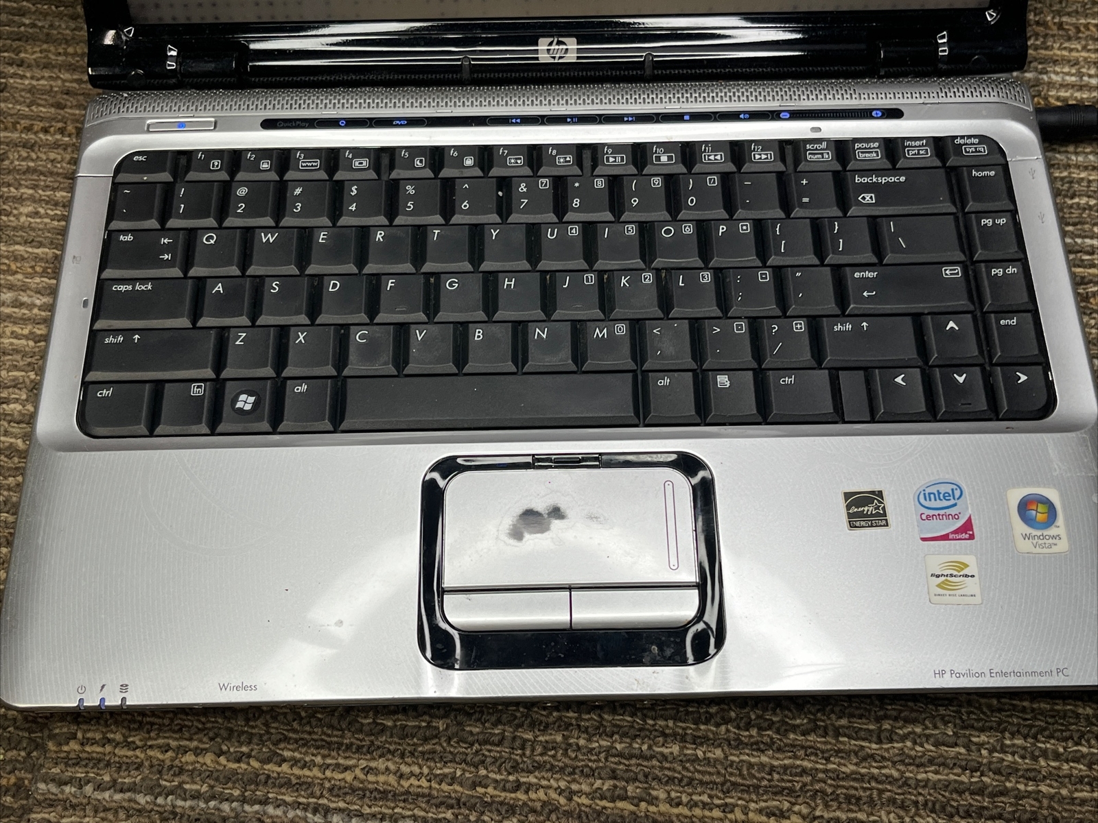 HP Pavilion dv2000 15″ [ AS IS / FOR PARTS] Intel T1350 @ 1.86 GHz 83632