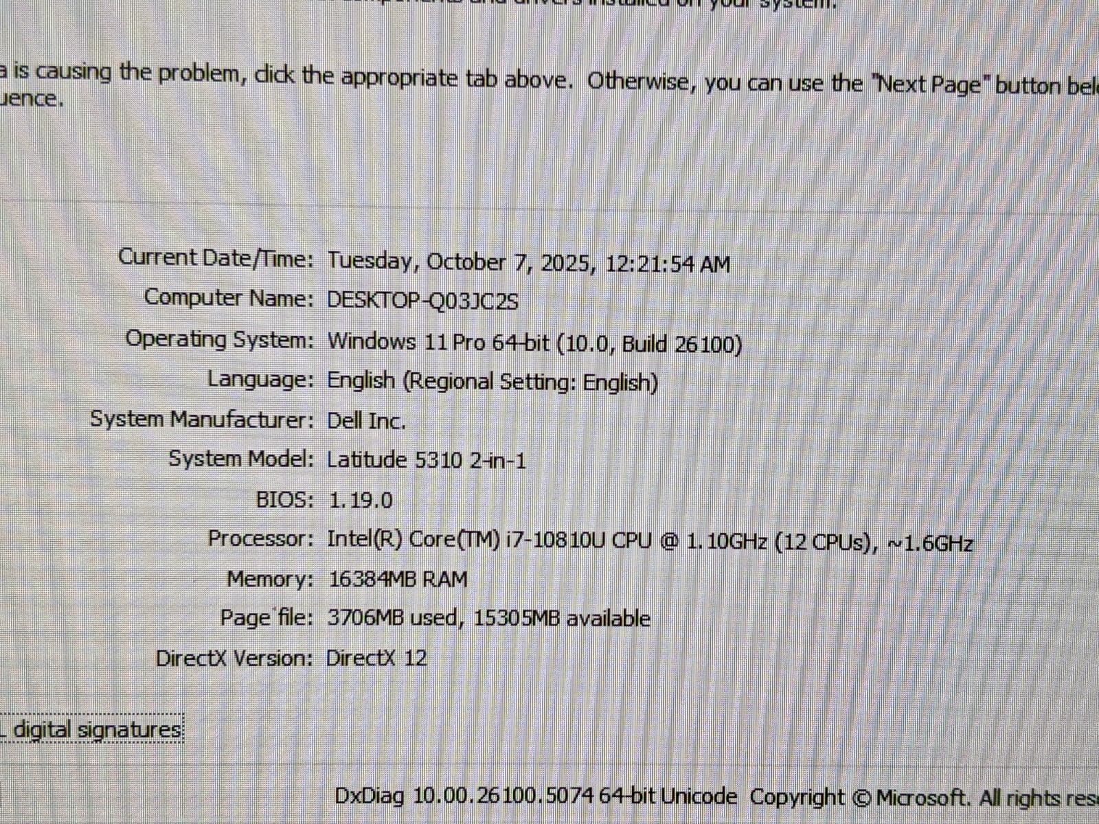 Dell Latitude 5310 13.3″ FHD TOUCH i7-10810U vPRO 1.1GHz 16GB 512GB SSD W11P +PA