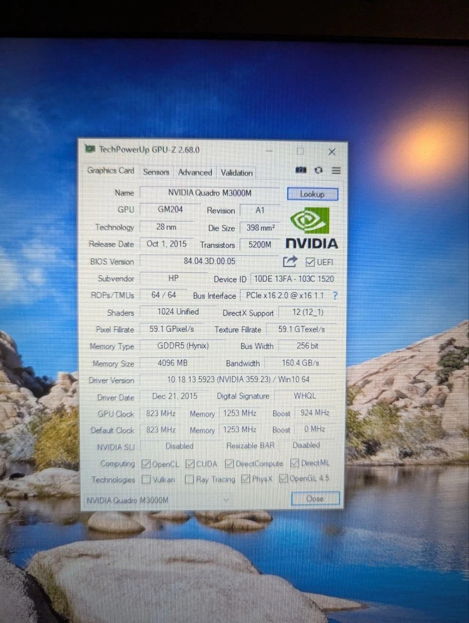 HP 8740w NVIDIA Quadro M3000M(gtx970) i7-920XM ram16gb ssd 480 hdd 500