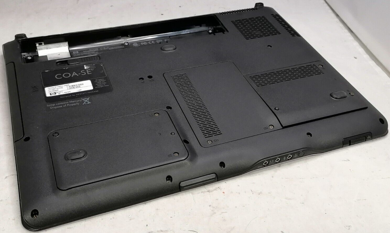 FOR PARTS 17″ HP Pavilion dv9000 (T5200/1.60 GHz/NO RAM/NO HDD) KEYBOARD ONLY