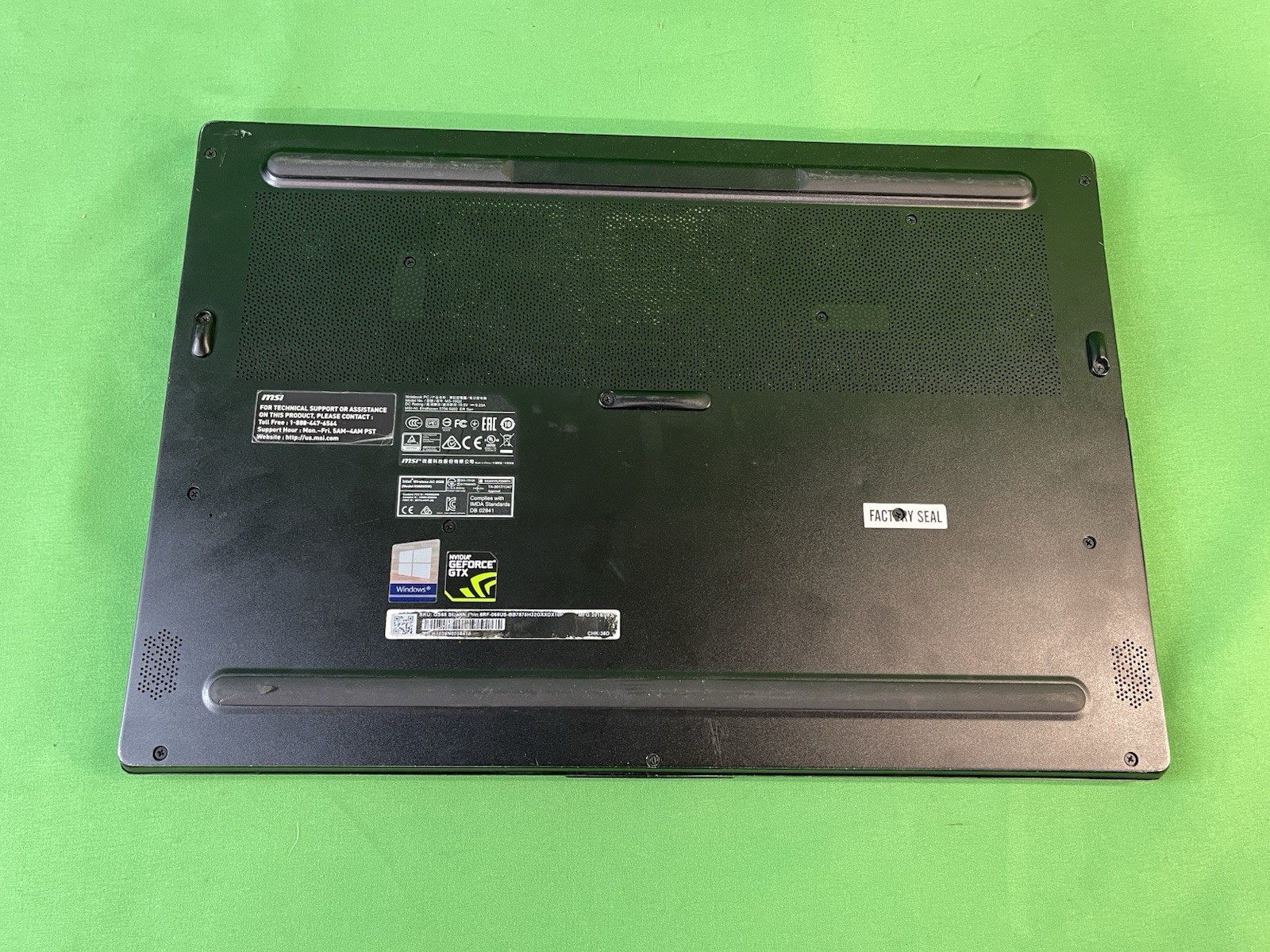 MSI GS65 Stealth Thin 8RF Intel i7-8750H GTX 1070 32GB RAM 1TB SSD 15.6″ | READ