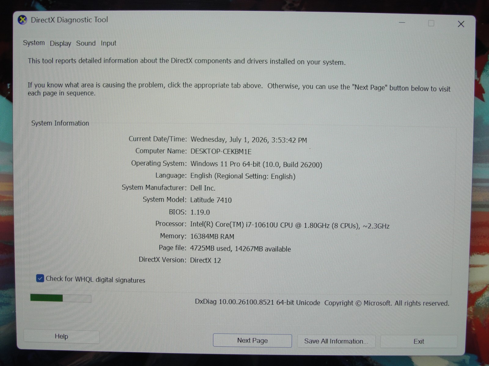 Dell Latitude 7410 14″ FHD Touch Intel i7-10610U 1.8GHz 16GB 512GB SSD W11Pro+PA