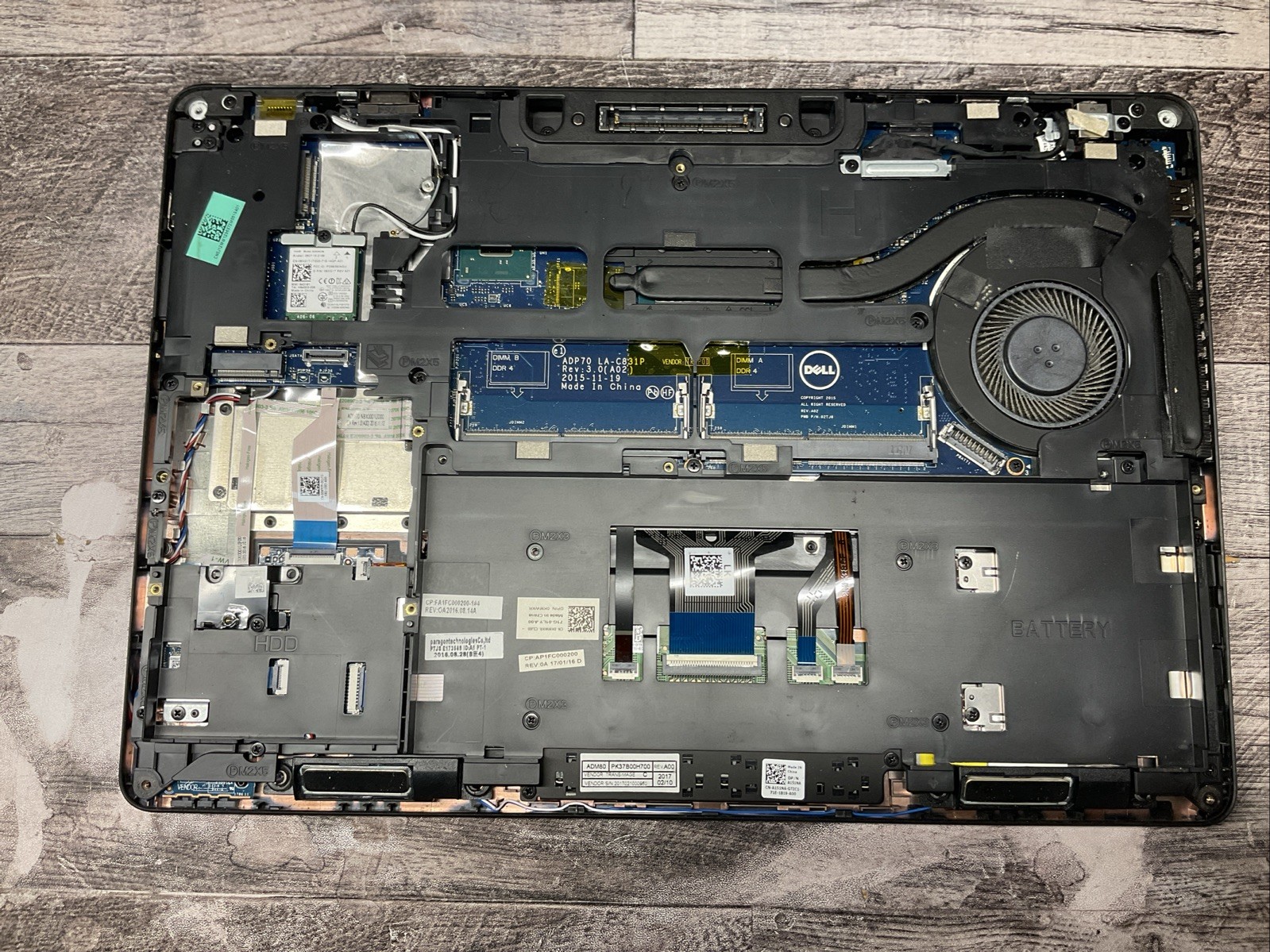 Lot of 2 Dell Latitude E5470 Laptops / Intel Core i5 6th Gen / Parts Repair / J3