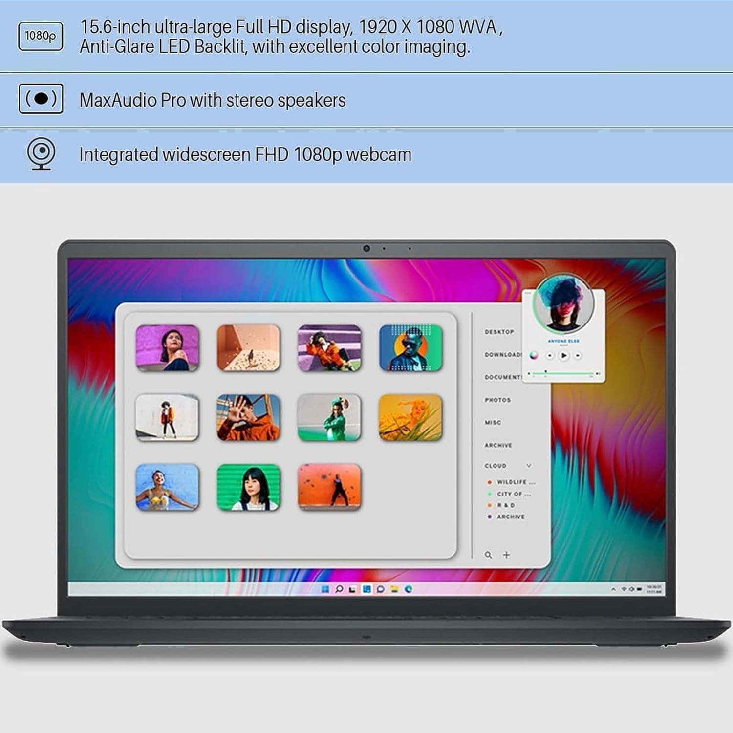 Dell Inspiron 15.6″ Touchscreen Business Laptop, Intel Gen i7-1355U, 16GB, 1TB