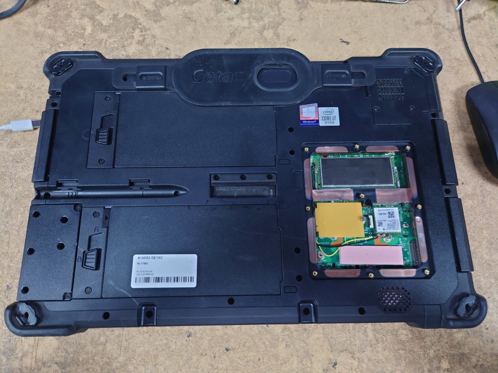 Getac A140 G2 Rugged i7-10510U 16GB RAM No OS/SSD