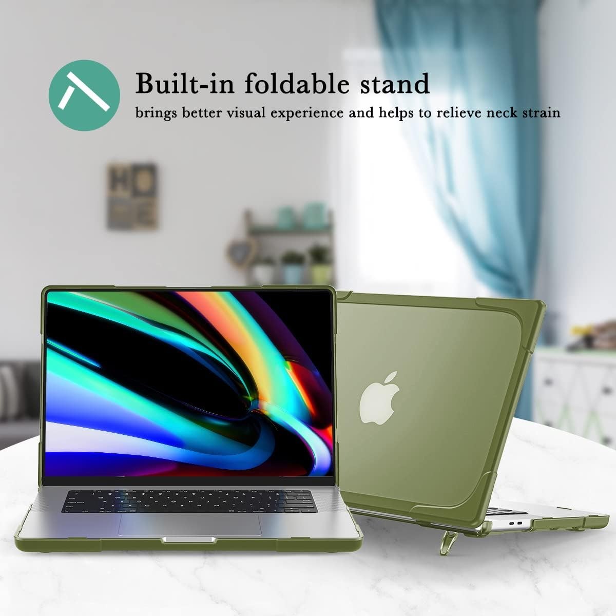 MacBook Pro 16 inch Case 2019 Release A2141, Heavy Duty Dual Layer Hard Cover