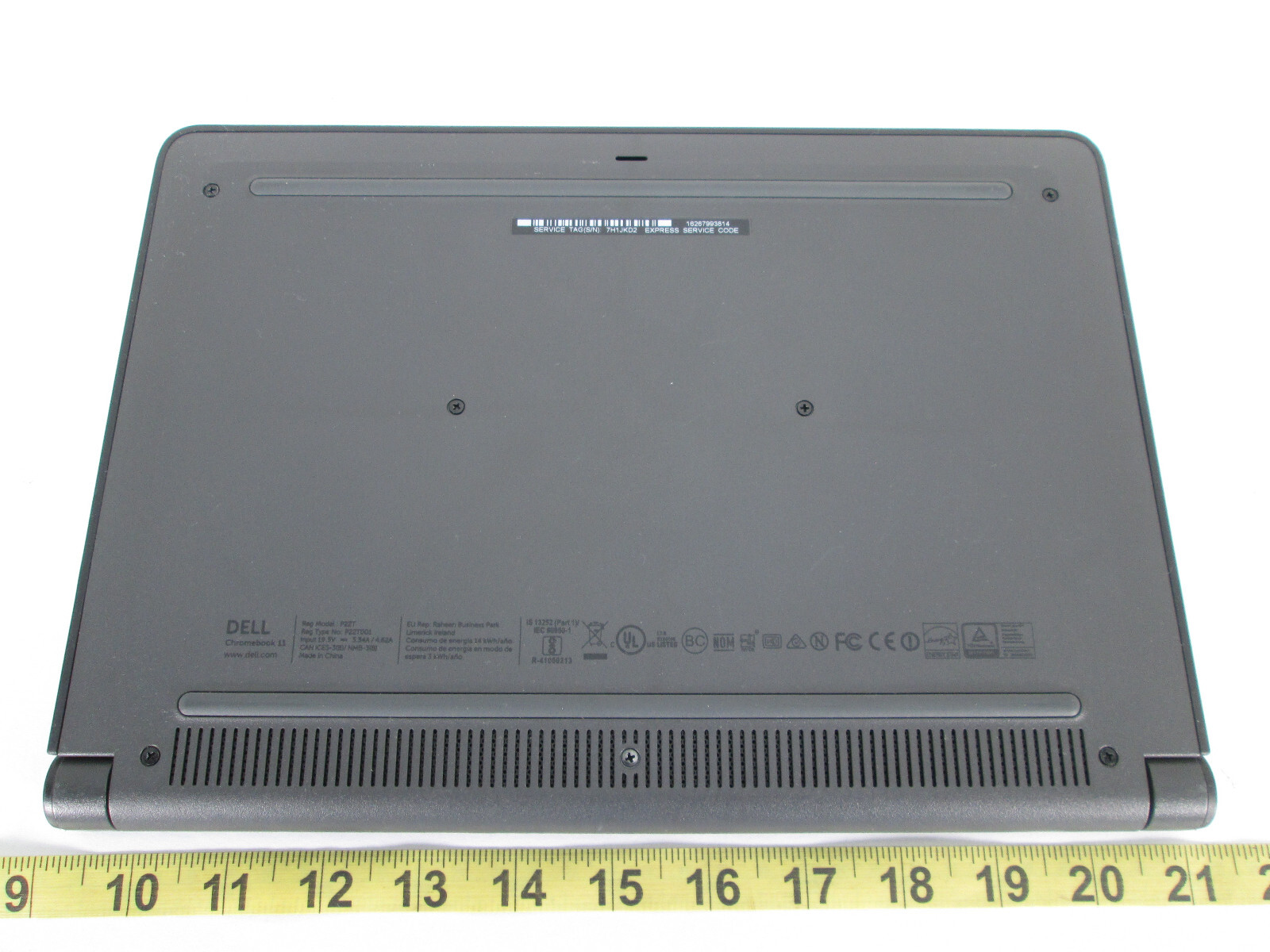 Dell Chromebook 11 P22T Netbook 11.6″ Intel Celeron Wifi 4GB RAM 16GB SSD D78