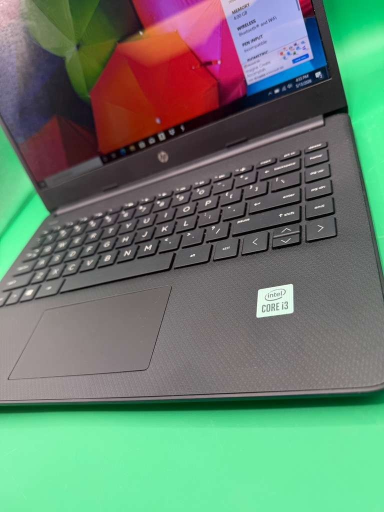 HP Notebook 14-dq1025nr Intel Core i3 10th 1.20GHz 4GB RAM 128GB SSD Win 10 Home