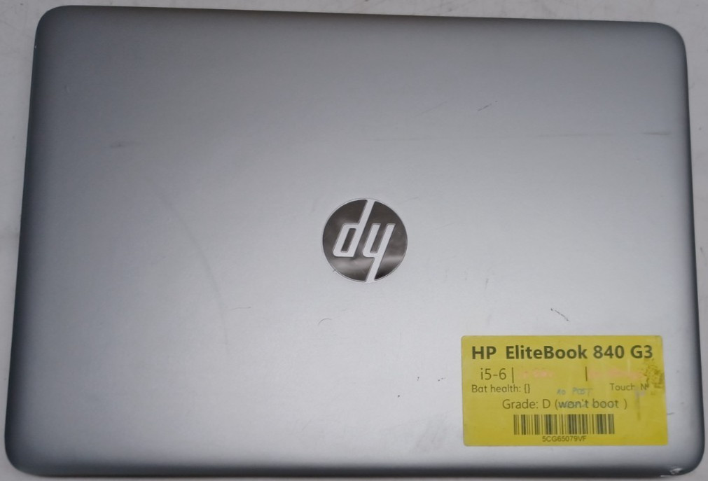 HP EliteBook 840 G3 14″ Laptop i5-6300U 2.40GHz (No RAM, No HDD/SSD, No OS)