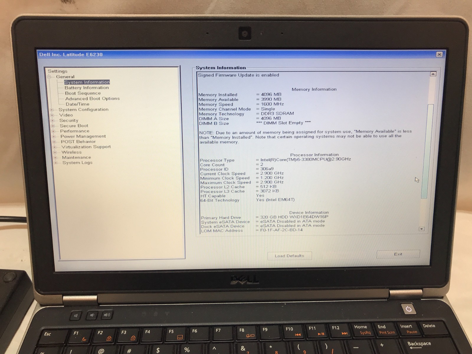 FAST Windows 7 Dell Latitude Laptop E6230 Intel Pentium i5 CPU / Charger / HDMI