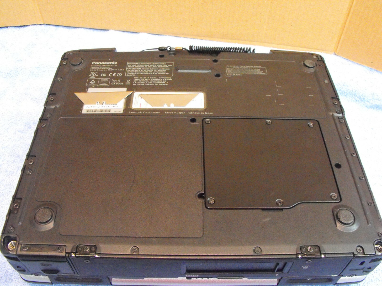 Black Panasonic Toughbook CF-31 MK5 500gb 8gb *GLOBAL GPS* BACKLIT WIN 10, 11