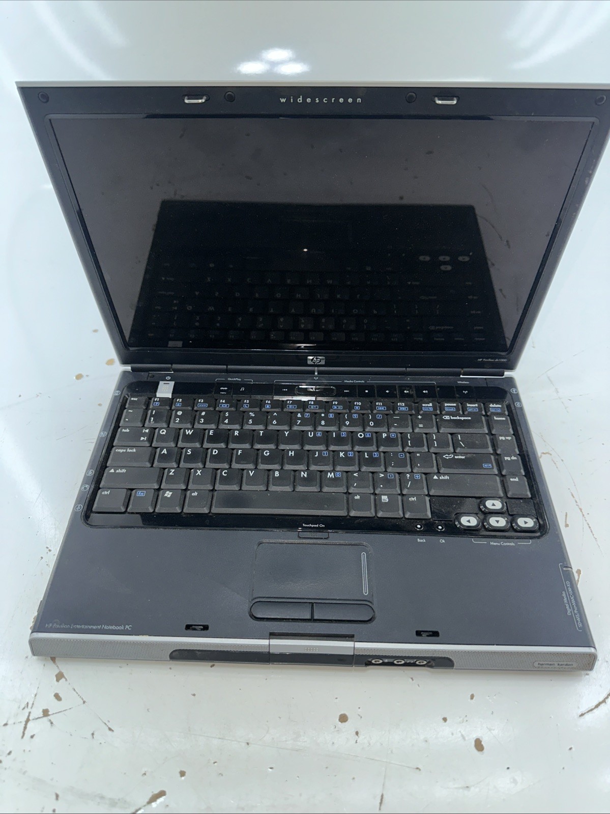 HP Pavilion dv1000 Intel Pentium 512MB RAM 80Gb Hard Drive Untested