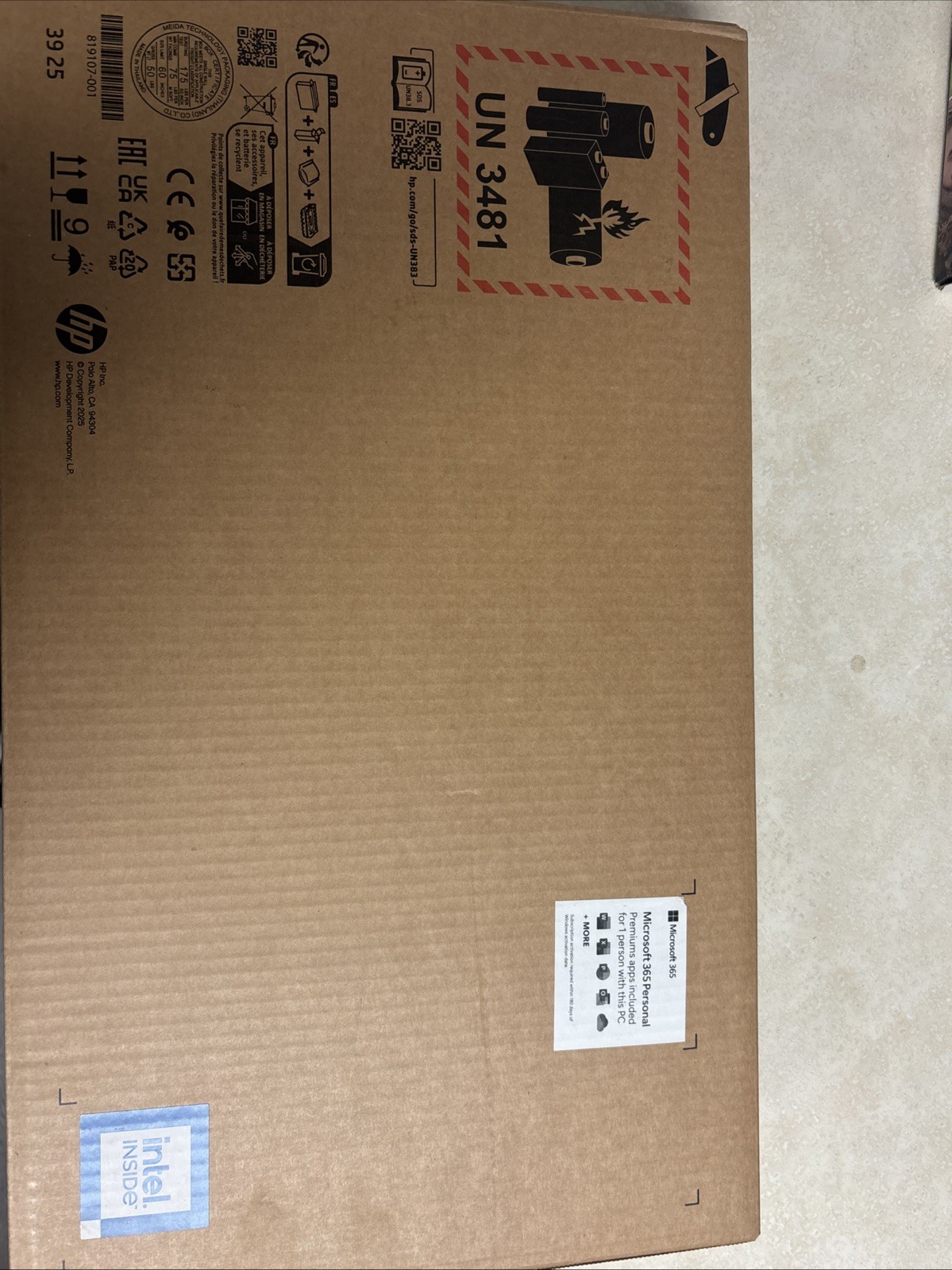 HP 14-dq6103ds 14″ Notebook, Intel N150, 4GB RAM, 128GB UFS, W11HS- BK1P0UA#ABA