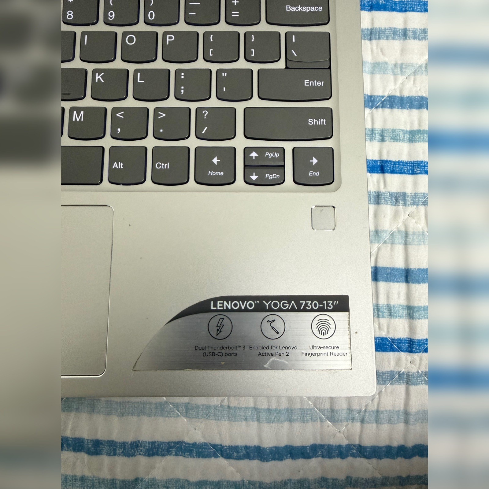 Lenovo Yoga 730-13IKB 15.6″ i5-8250U 1.6GHz 8GB RAM 238GB Samsung SD