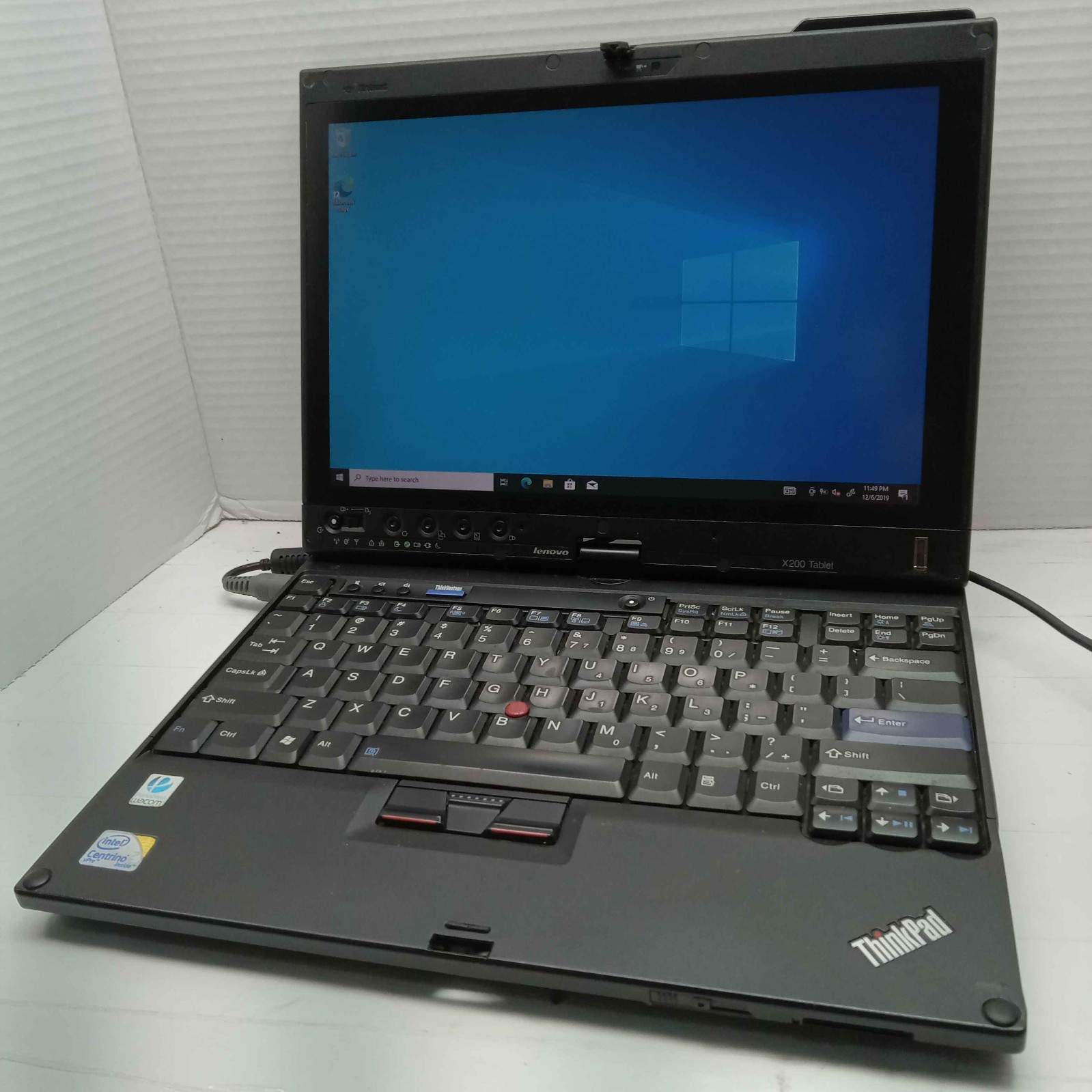 Lenovo ThinkPad X200 Windows 10 Tablet PC Core 2 Duo L9400 2GB RAM 320GB READ ^