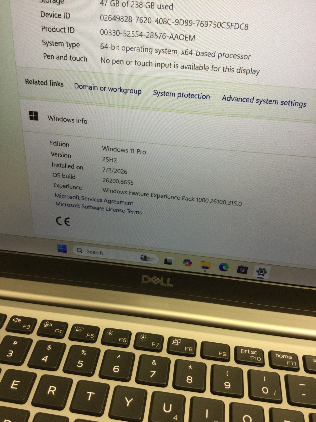 Dell Latitude 13 5300 13.3″(256GB SSD, Core i7-8665U, 1.90GHz, 16GB…