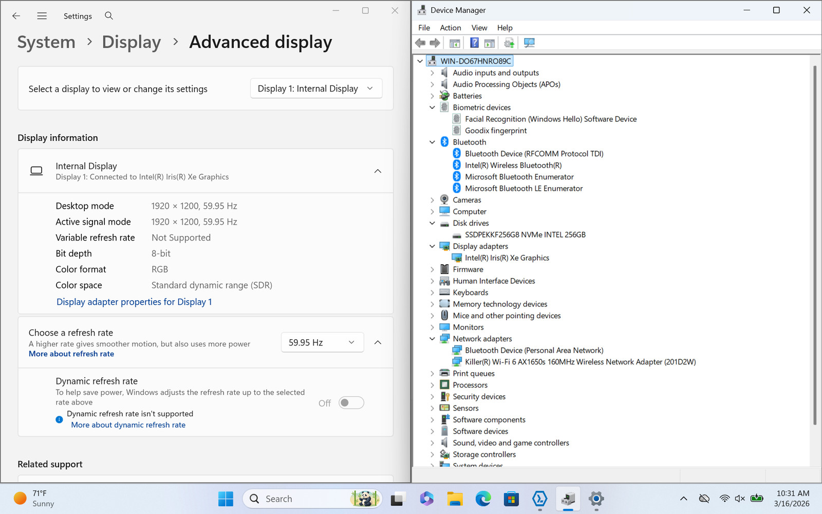 Dell XPS 13 9310 13″ FHD+ I7-1195G7 1TB SSD 16GB W11P Webcam Backlit FP Reader