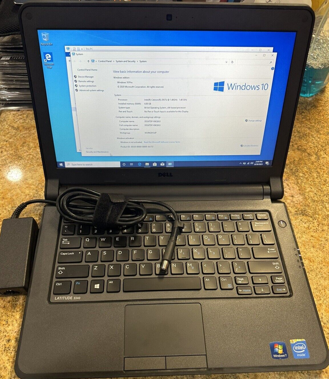 Dell Latitude 3340 13.3″ Intel Celeron 4GB Ram 500GB HDD Window 10 Pro HDMI WiFi